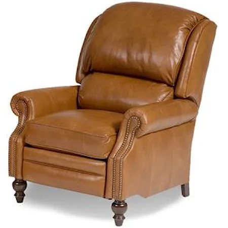 Motorized Reclining Chair with Rolled Arms